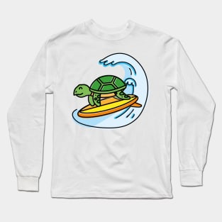 Surfing Turtle Long Sleeve T-Shirt